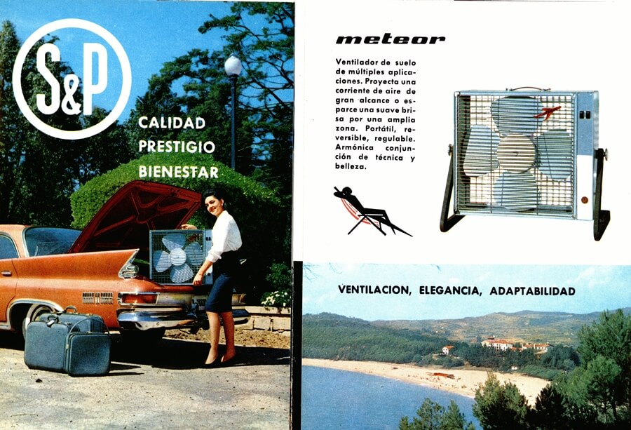 Ventilador de suelo Meteor (c. 1962)
