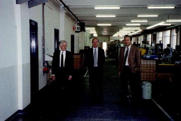 Visita del Dr. Eugenio Oñate a S&P, (Ripoll-España), 11-03-1999