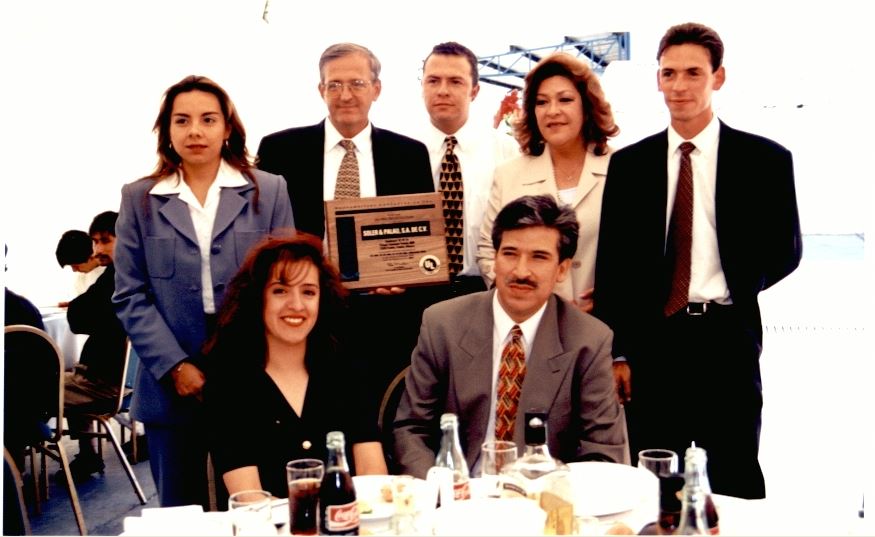 Event to celebrate the delivery of the certificate ISO 9002 Soler & Palau, SA de C.V. (Mexico) (2000)